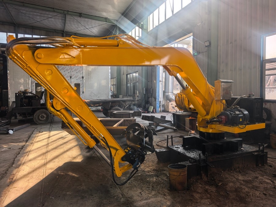 挖抓船吊固定吊车载吊总成